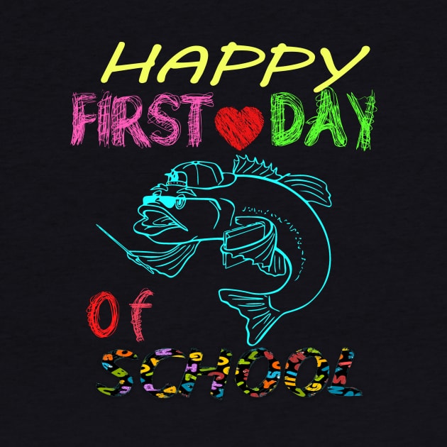 Happy First Day of School Shirt | Teacher Shirt | Back to School Shirt by key_ro